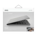 UNIQ Forio összecsukható Bluetooth billentyűzet, szürke