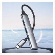 AWEI CL-150T 4xUSB-A HUB, fekete