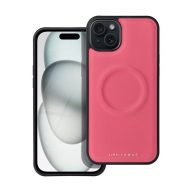   Roar Morning Magsafe Apple iPhone  15 Plus  eco bőr tok, rózsaszín