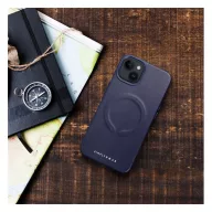 Roar Leather Magsafe iPhone 15 Plus eco bőr tok, kék