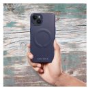 Roar Leather Magsafe iPhone 15 Plus eco bőr tok, kék