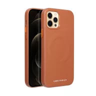 Roar Leather Magsafe iPhone 12 Pro eco bőr tok, barna