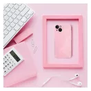 Clear 2mm Apple iPhone 14 csillámos tok, rózsaszín