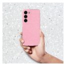 Clear 2mm Samsung Galaxy A34 5G csillámos tok, rózsaszín