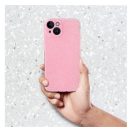 Clear 2mm Xiaomi Redmi Note 12S csillámos tok, rózsaszín