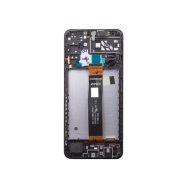   Samsung Galaxy A04s LCD modul kerettel, OEM jellegű, fekete ( A047F )