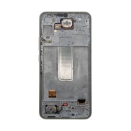   Samsung Galaxy A34 5G LCD modul kerettel, OEM jellegű, ezüst ( A346B )
