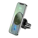 Hoco CA91 Magsafe wireless autós tartó szellőzőrácsba, fekete