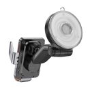 Hoco HW8 wireless autós tartó 15W, fekete