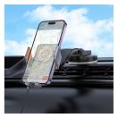 Hoco HW8 wireless autós tartó 15W, fekete