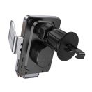 Hoco HW7 wireless autós tartó szellőzőrácsba 15W, szürke