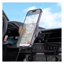 Hoco HW7 wireless autós tartó szellőzőrácsba 15W, szürke