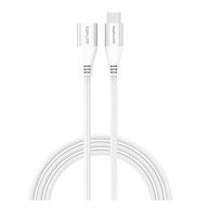   4smarts Extension USB / USB-C töltő- és adatkábel, 60W, 1.5m, fehér