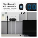 Spigen LD101 mágneses kábel tartó, fekete