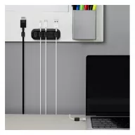 Spigen LD101 mágneses kábel tartó, fekete