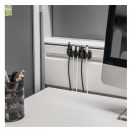 Spigen LD101 mágneses kábel tartó, fekete