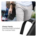 Spigen Rugged Armor Pro Nintendo Switch játékkártya tároló tok, Airtag tartóval, fekete