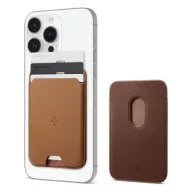   Spigen Valentinus Apple iPhone Magsafe kártyatartó, barna (3db kártyához)