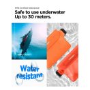 Spigen Aqua Shield A620  vízálló táska, narancssárga (2db)