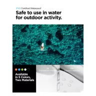   Spigen Aqua Shield A630 univerzális vízálló táska, fehér