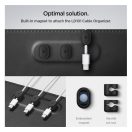 Spigen LD302M egérpad mágneses kábeltartóval (90 x 40 cm), fekete 