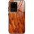 Huawei Honor 20 Lite / 20i, Szilikon védőkeret, edzett üveg hátlap, fa minta, Wooze Wood, rozsdabarna