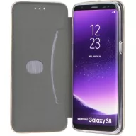   Huawei P Smart (2020), Oldalra nyíló tok, stand, Forcell Elegance, szürke