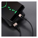 Hoco X26 Xpress USB / USB-C töltő- és adatkábel, 1m, fekete / arany