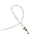 Hoco UPA19 3.5mm audio / Jack 3,5mm AUX kábel 1m, ezüst