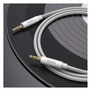 Hoco UPA19 3.5mm audio / Jack 3,5mm AUX kábel 1m, ezüst