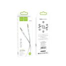 Hoco UPA19 3.5mm audio / Jack 3,5mm AUX kábel 1m, ezüst