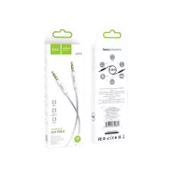 Hoco UPA19 3.5mm audio / Jack 3,5mm AUX kábel 1m, ezüst