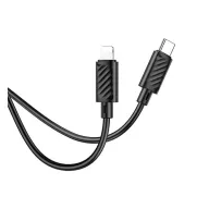   Hoco X88 Gratified USB-C  / Lightning töltő- és adatkábel, 20W, 1m, fekete