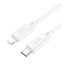 Hoco X88 Gratified USB-C / Lightning töltő- és adatkábel, 20W, 1m, fehér