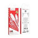 Hoco X88 Gratified USB-C / Lightning töltő- és adatkábel, 20W, 1m, fehér