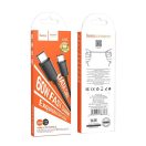 Hoco X88 Gratified USB-C / USB-C töltő- és adatkábel, 60W, 1m, fekete