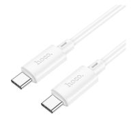   Hoco X88 Gratified USB-C / USB-C töltő- és adatkábel, 60W, 1m, fehér