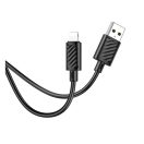 Hoco X88 USB  / Lightning töltő- és adatkábel, 2,4A, 1m, fekete