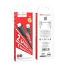 Hoco X88 USB  / Lightning töltő- és adatkábel, 2,4A, 1m, fekete