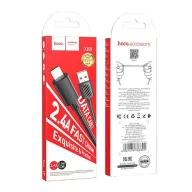  Hoco X88 USB  / Lightning töltő- és adatkábel, 2,4A, 1m, fekete