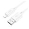 Hoco X88 USB  / Lightning töltő- és adatkábel, 2,4A, 1m, fehér