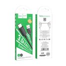 Hoco X88 USB / USB-C töltő- és adatkábel, 3A, 1m, fekete