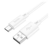 Hoco X88 USB / USB-C töltő- és adatkábel, 3A, 1m, fehér