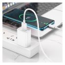 Hoco X88 USB / USB-C töltő- és adatkábel, 3A, 1m, fehér