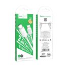 Hoco X88 USB / USB-C töltő- és adatkábel, 3A, 1m, fehér