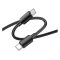 Hoco X96 USB-C / USB-C töltő- és adatkábel 100W, 1m, , fekete