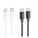 Hoco X96 USB-C / USB-C töltő- és adatkábel 100W, 1m, , fekete