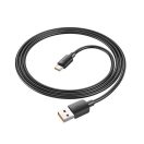 Hoco X96 USB / USB-C töltő- és adatkábel, 100W, 1m, fekete
