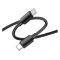 Hoco X96 USB-C / USB-C töltő- és adatkábel, 60W, 1m, fekete
