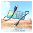 Hoco X96 USB-C / USB-C töltő- és adatkábel, 60W, 1m, fekete